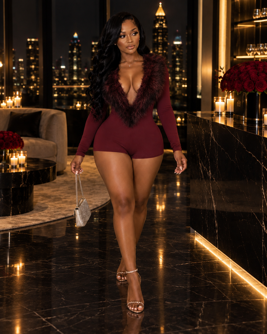 Luxury Trim Affair Romper