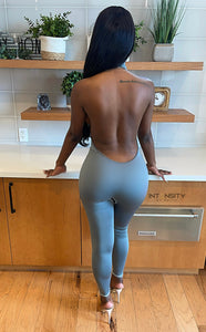 Back Outside Jumpsuit (Gray)